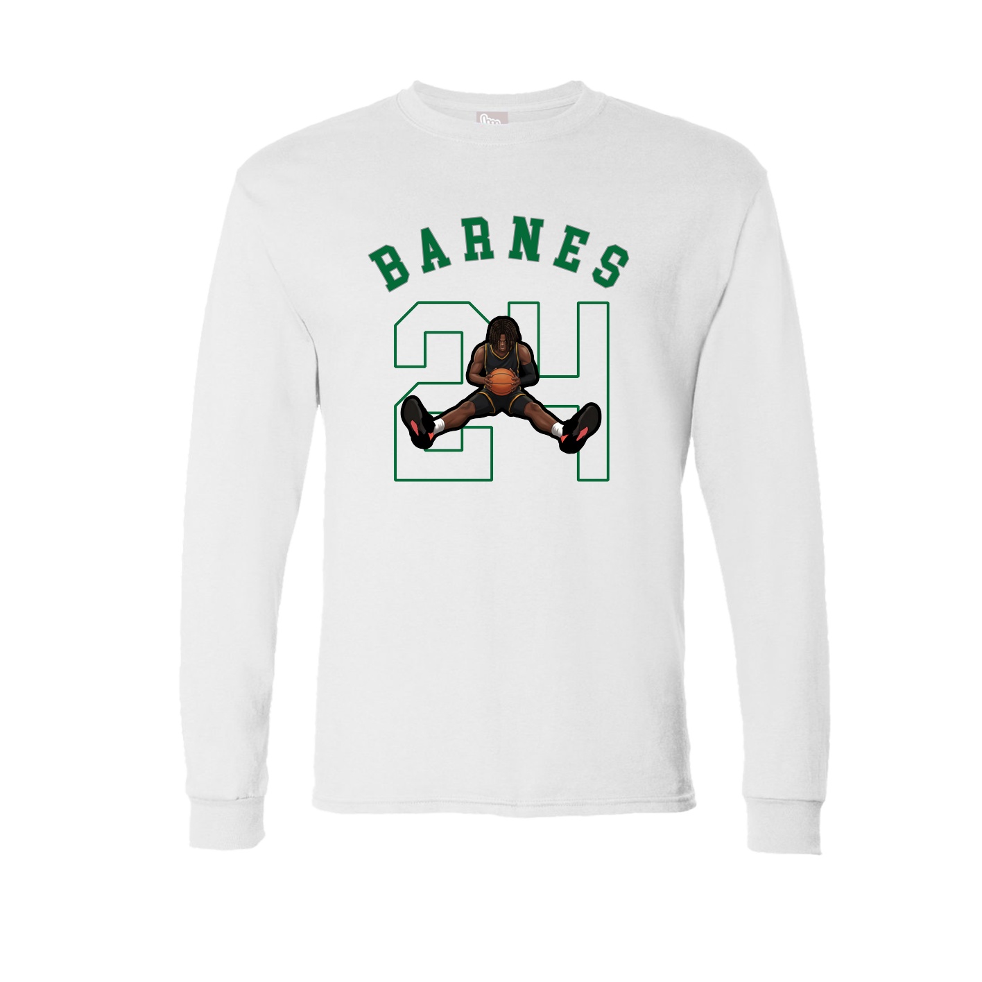 Long Sleeve Tee — Shirsey Arch in White