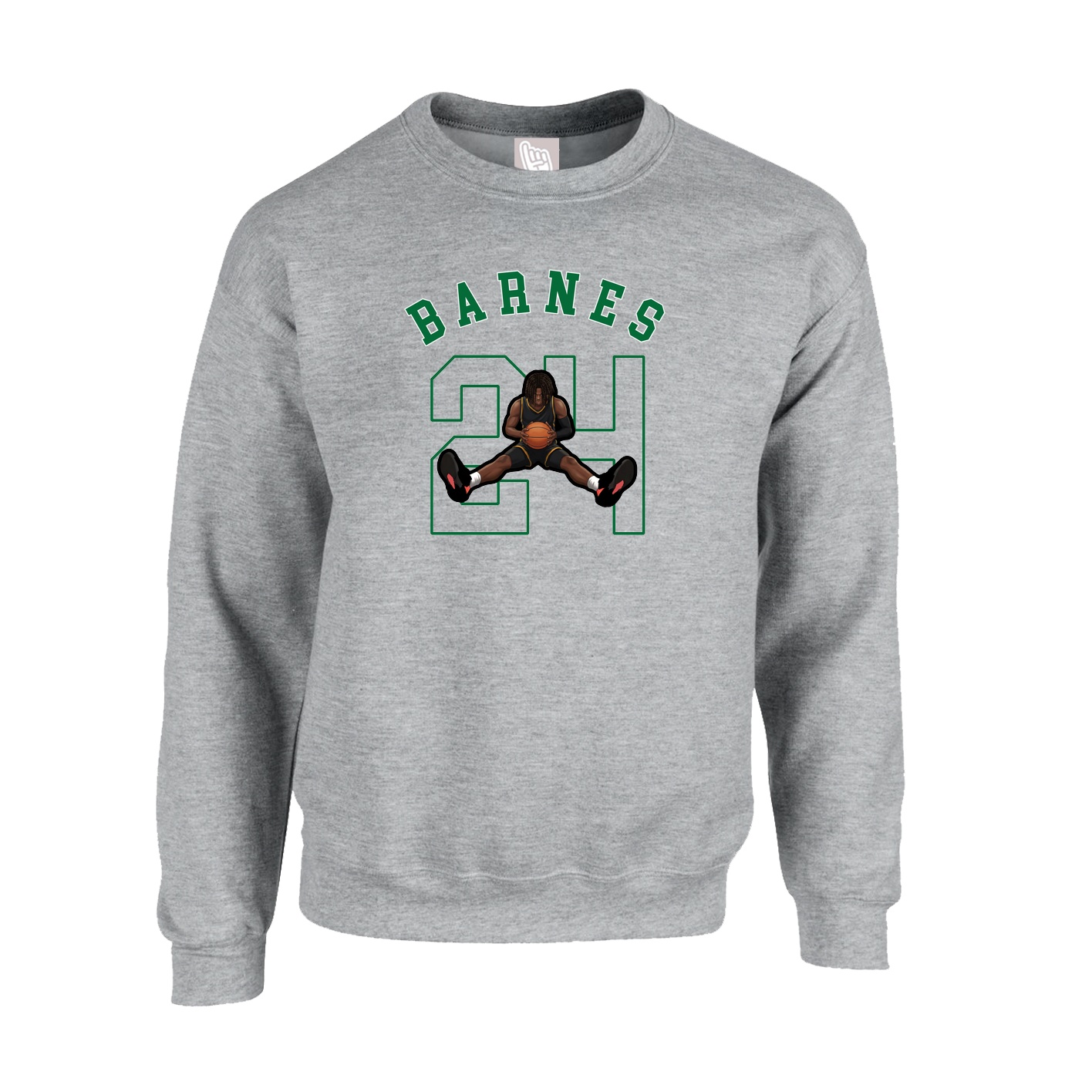 Fleece Crew — Shirsey Arch in Grey