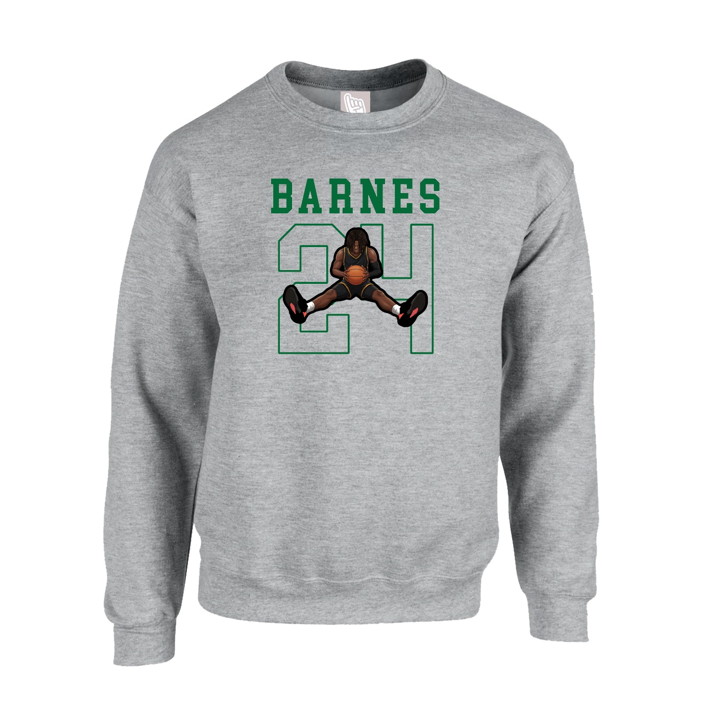 Fleece Crew — Shirsey in Grey