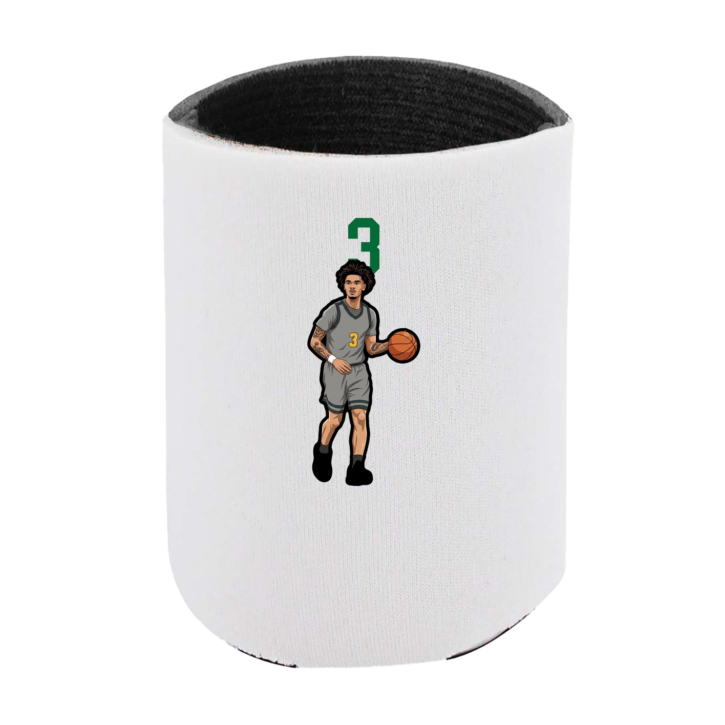 Can Holder — Number Top in White