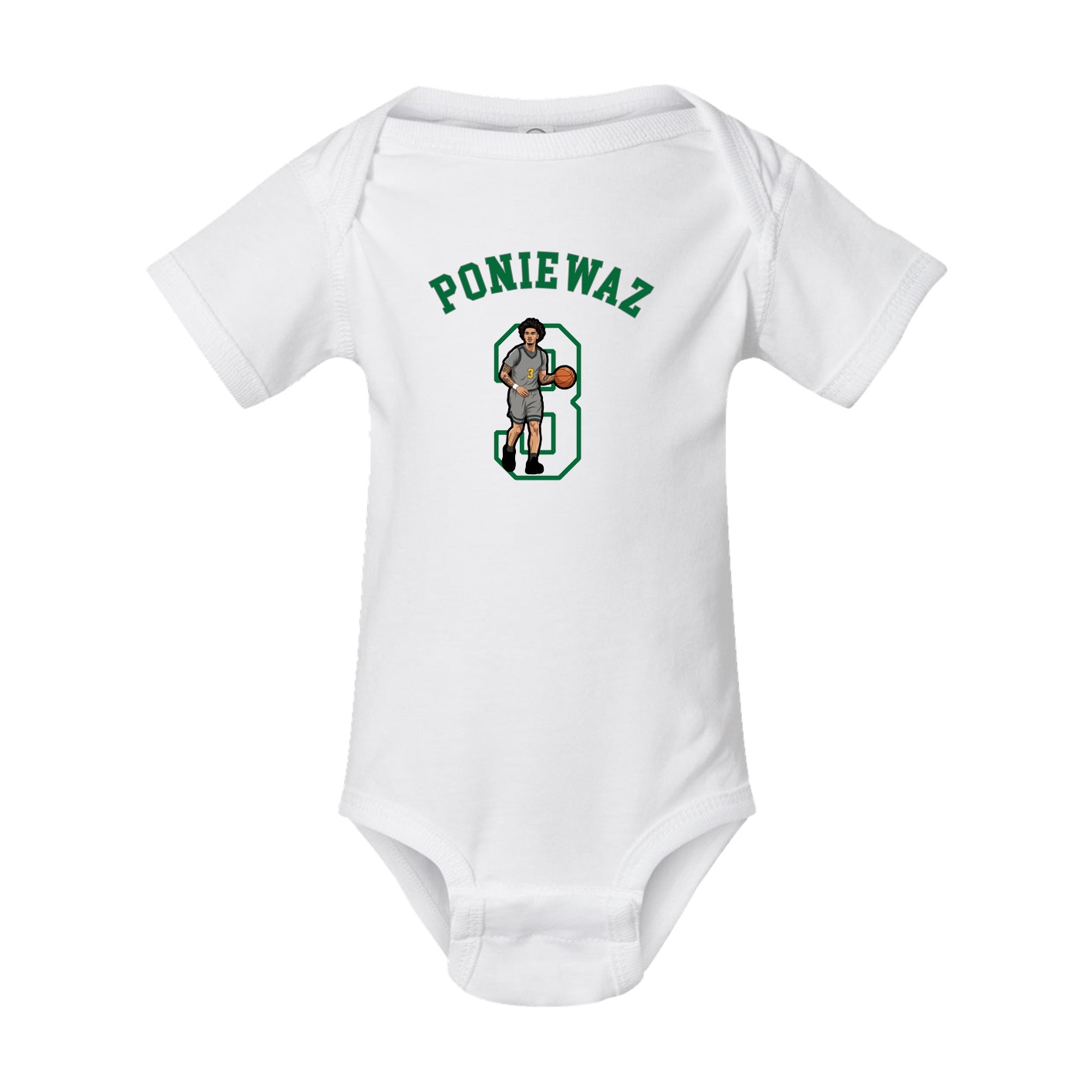Baby Onesie — Shirsey Arch in White