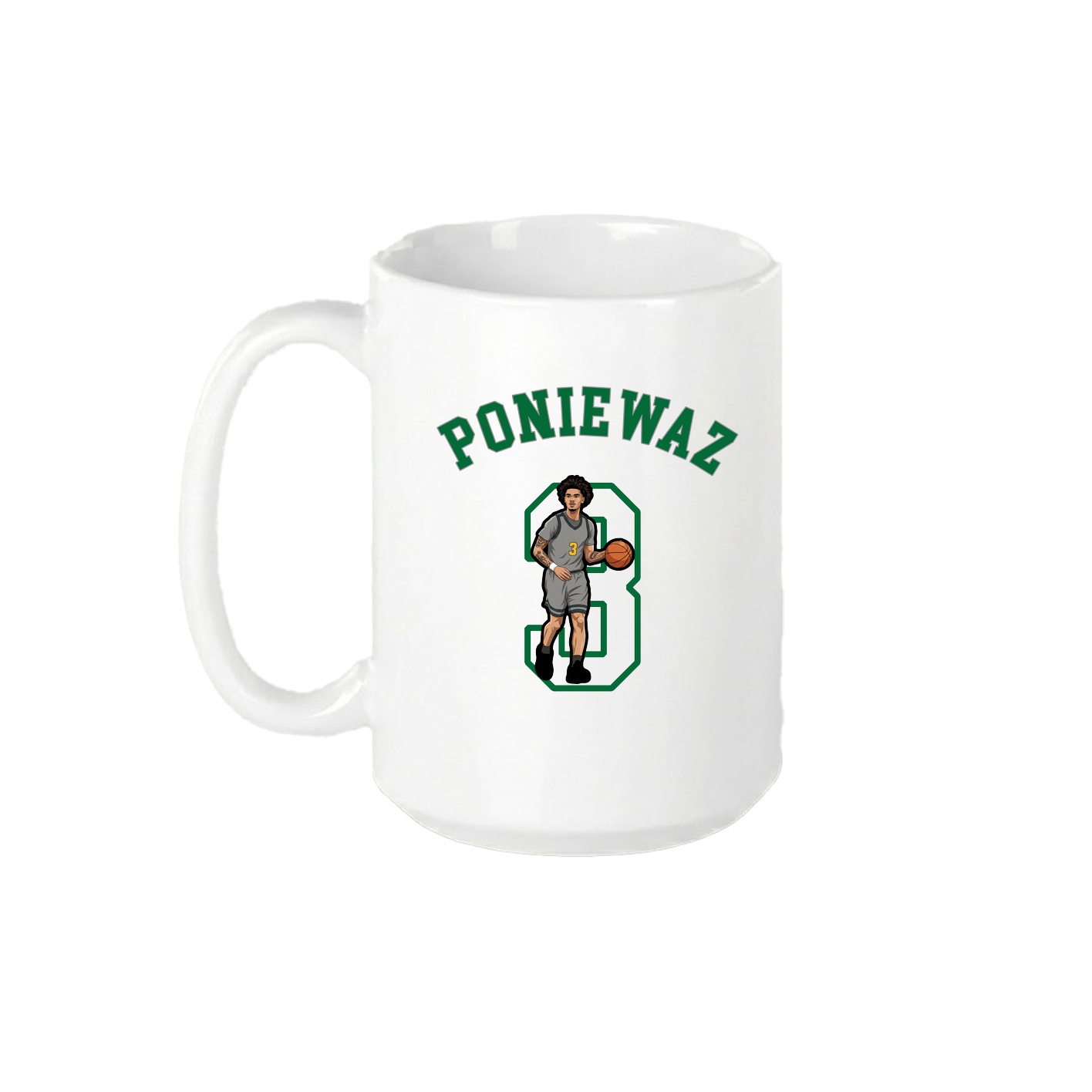 15oz Coffee Mug — Shirsey Arch in White