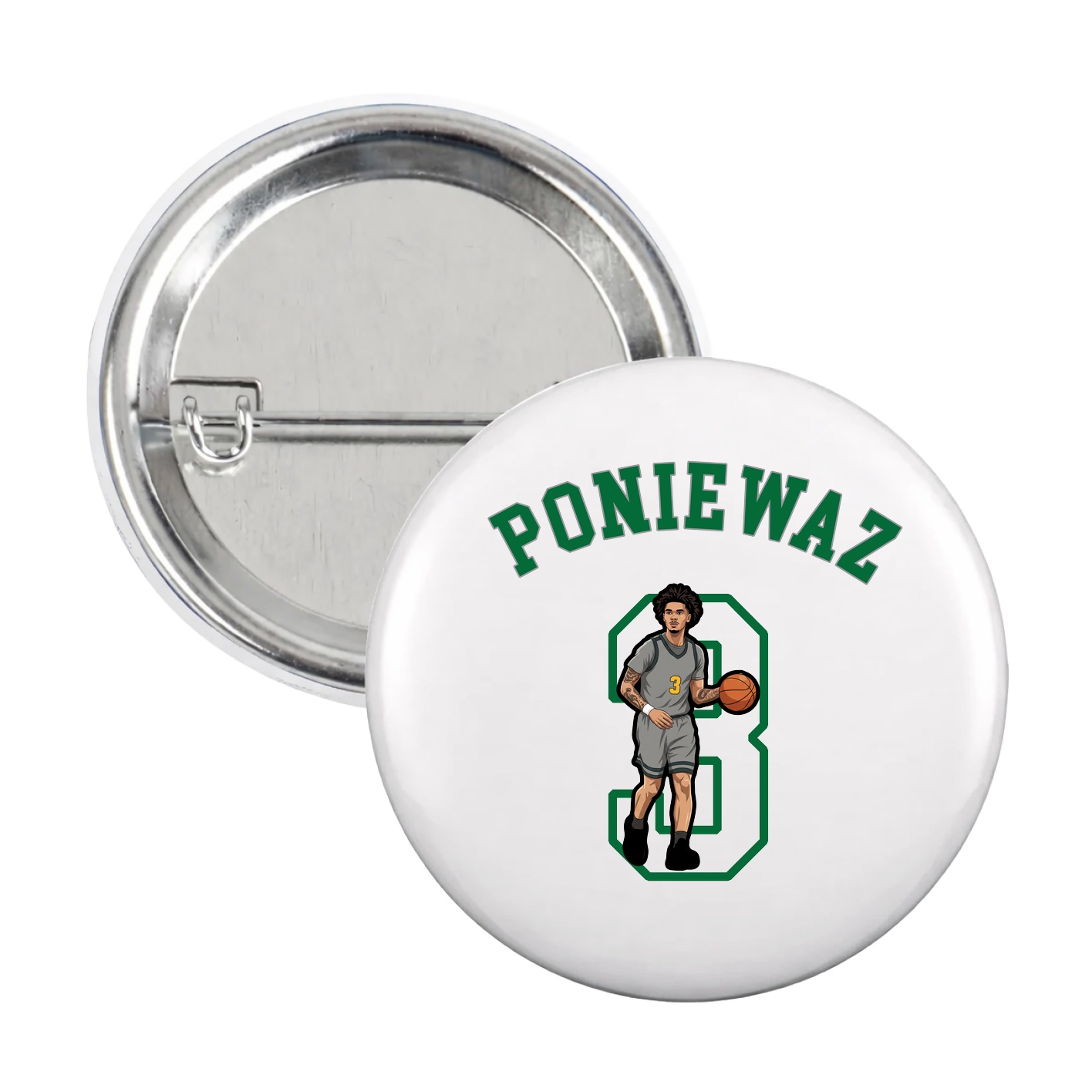 Game Day Button — Shirsey Arch in White