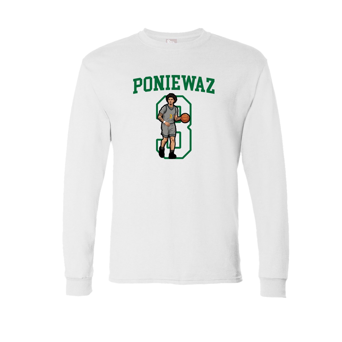 Long Sleeve Tee — Shirsey in White