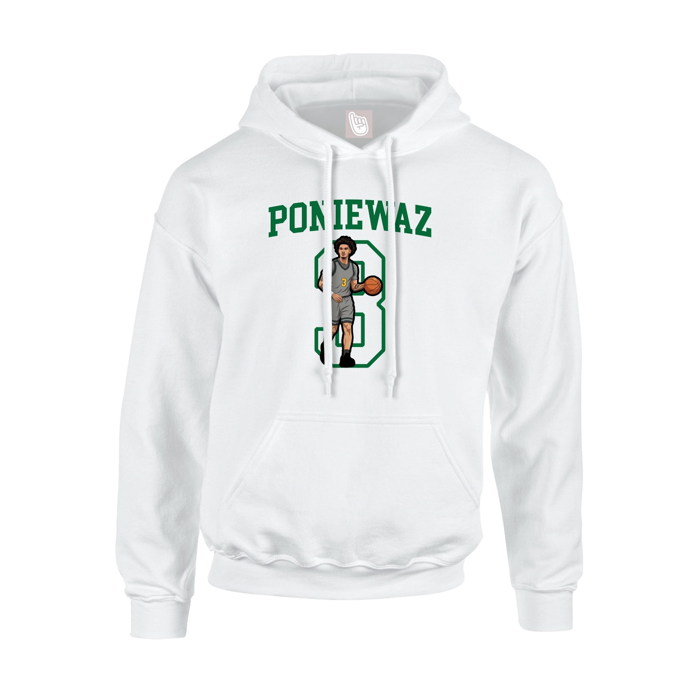 Hoodie — Shirsey in White