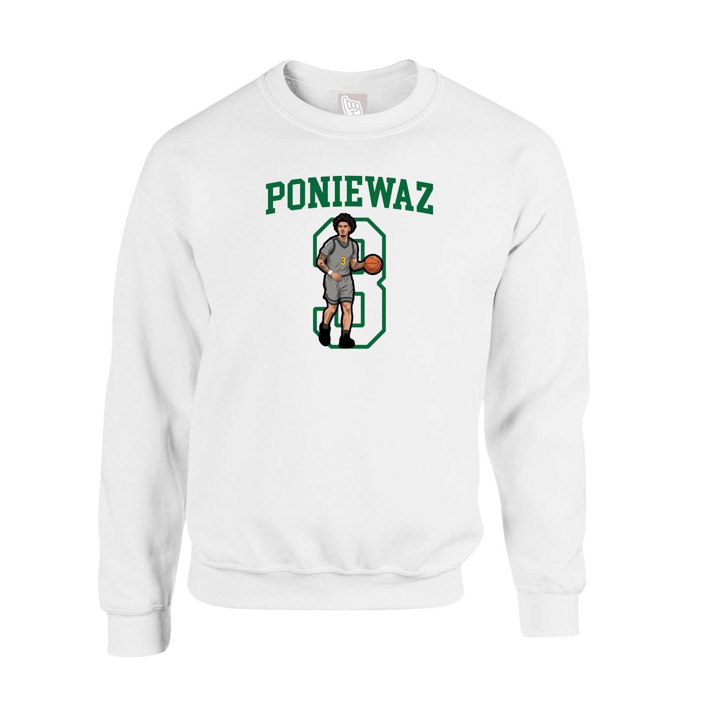 Fleece Crew — Shirsey in White