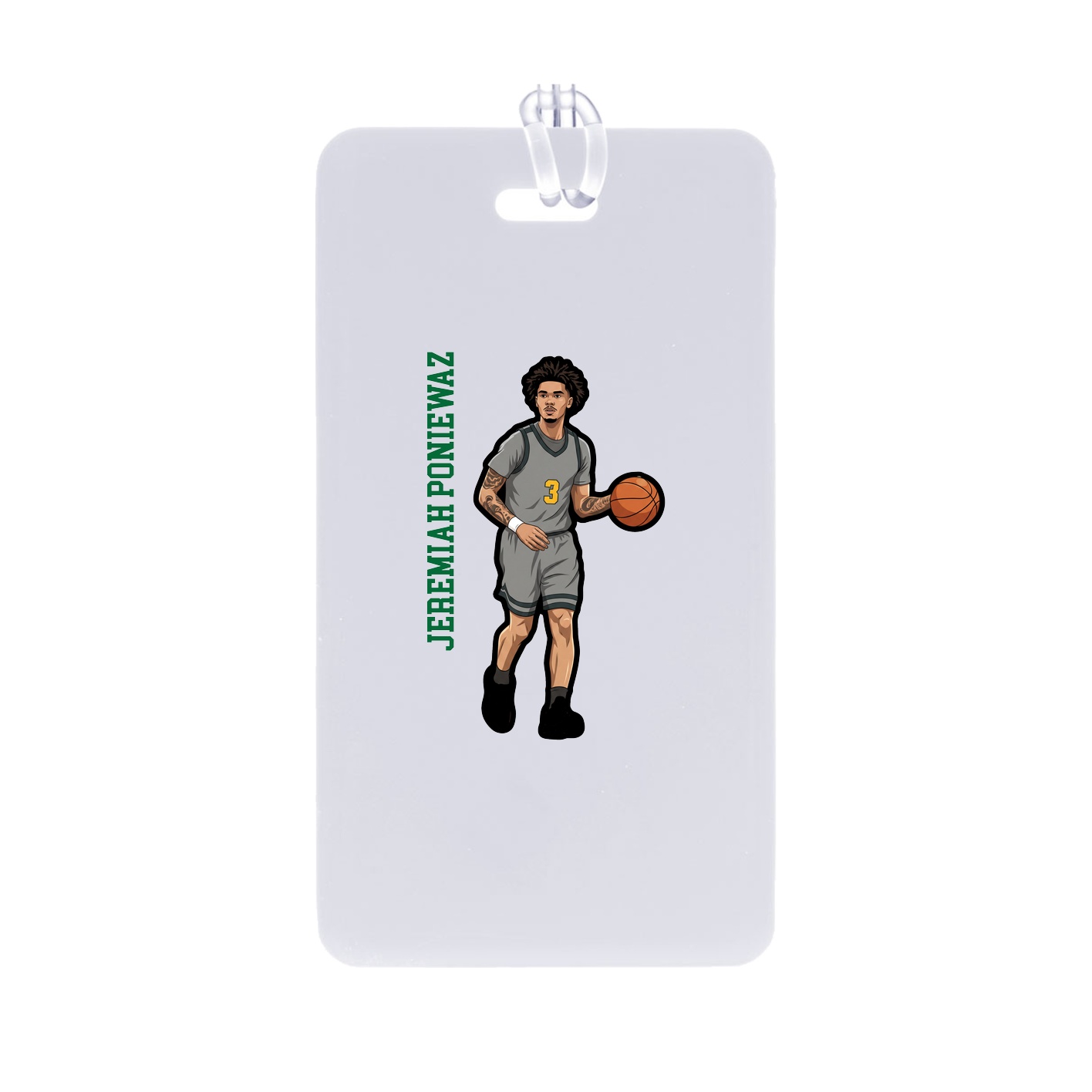 Bag Tag — Name Vertical in Classic