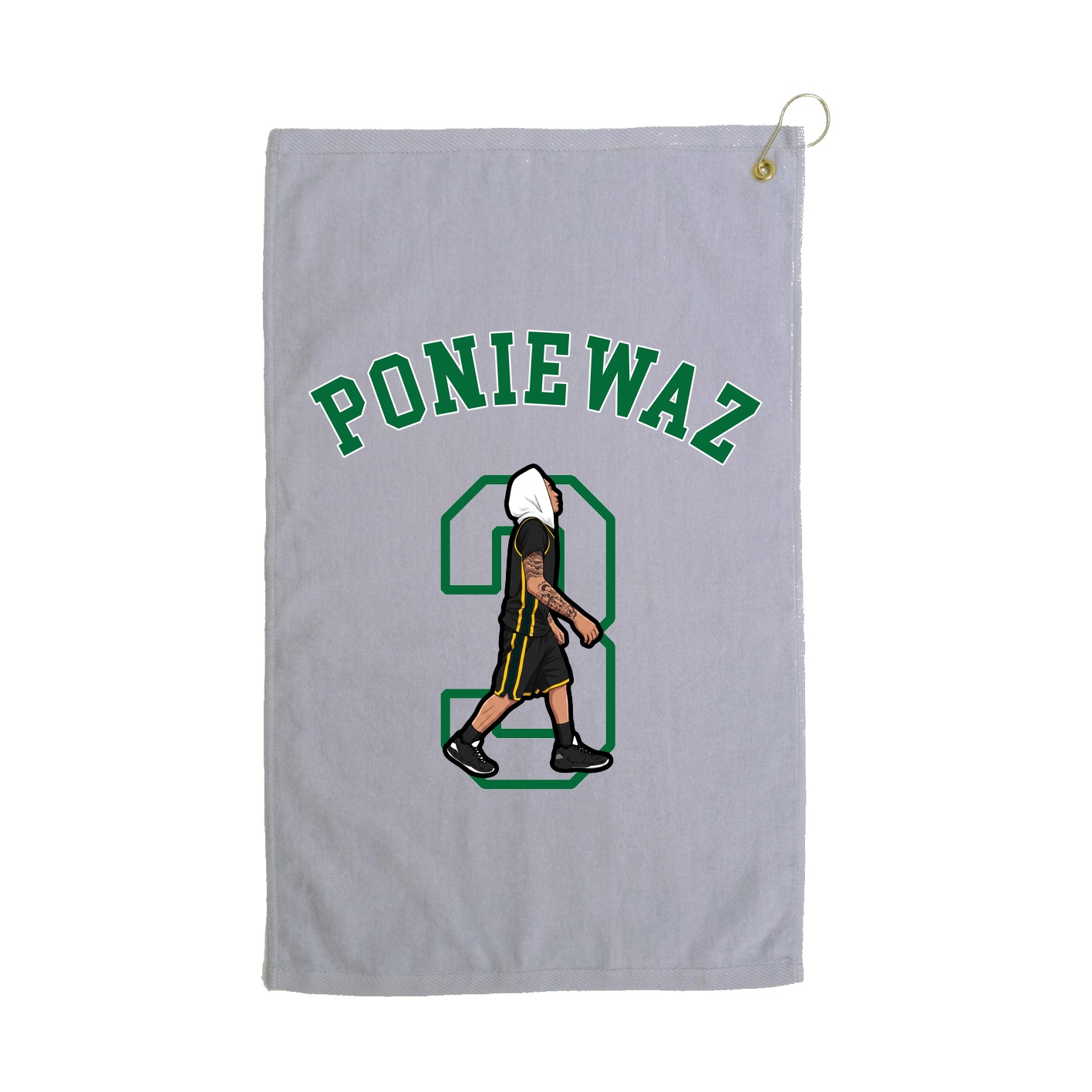 Golf Towel — Shirsey Arch in Grey