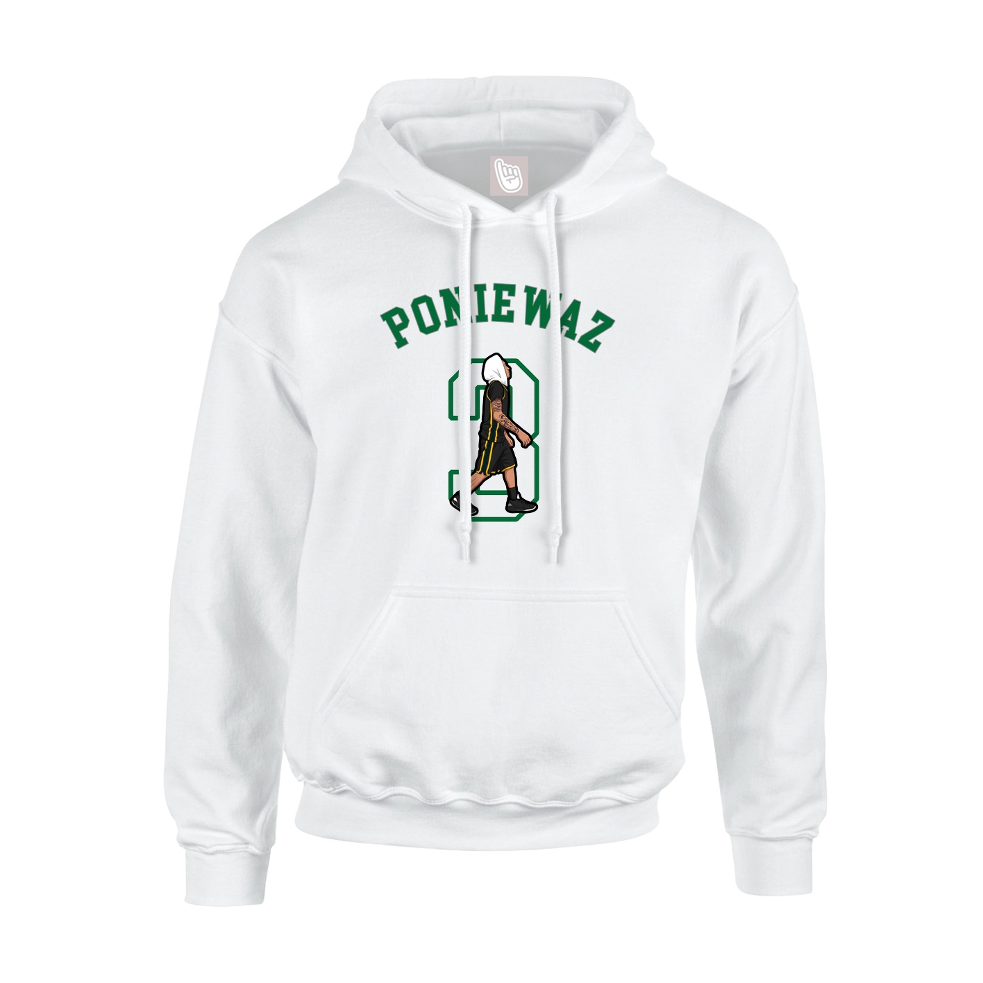 Hoodie — Shirsey Arch in White