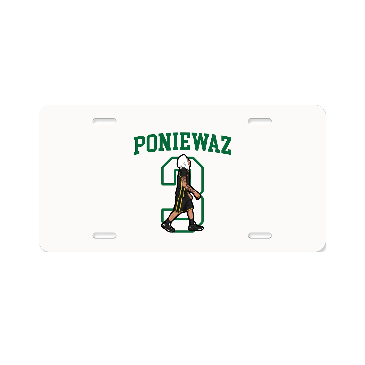 License Plate — Shirsey in Classic