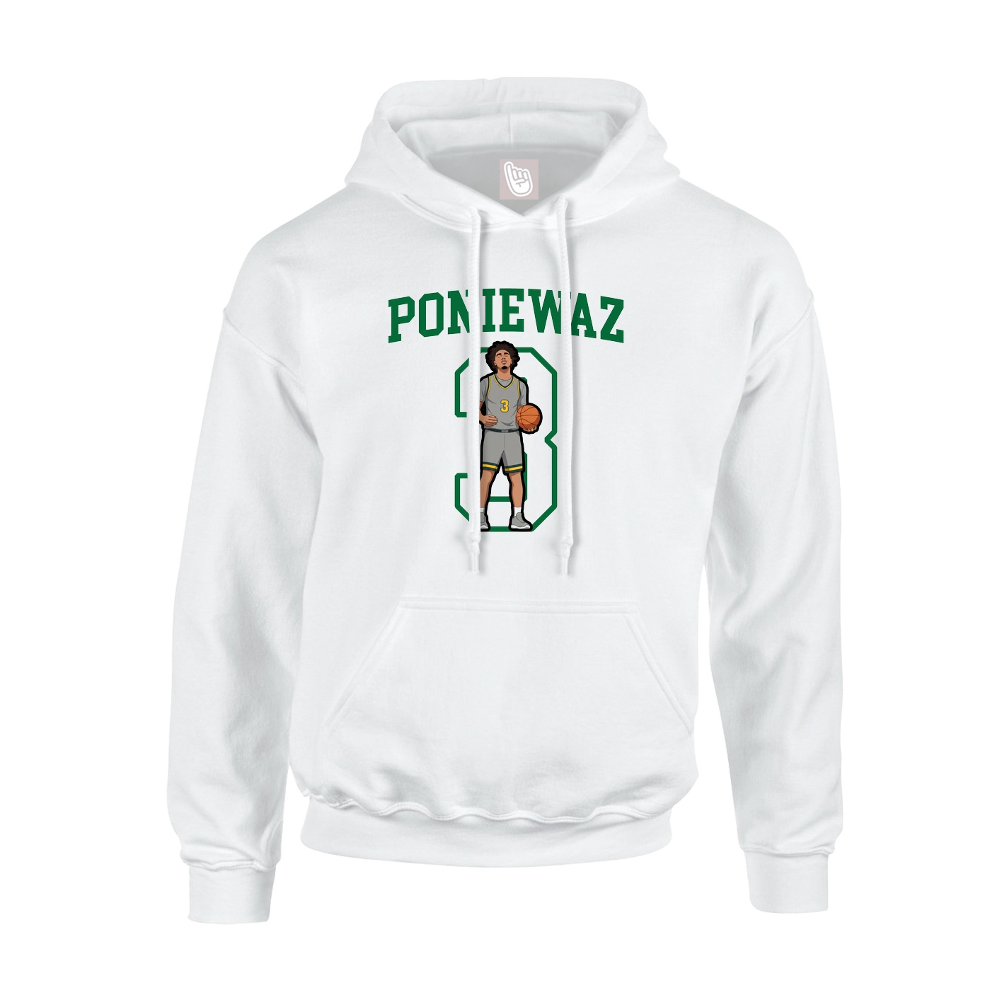 Hoodie — Shirsey in White