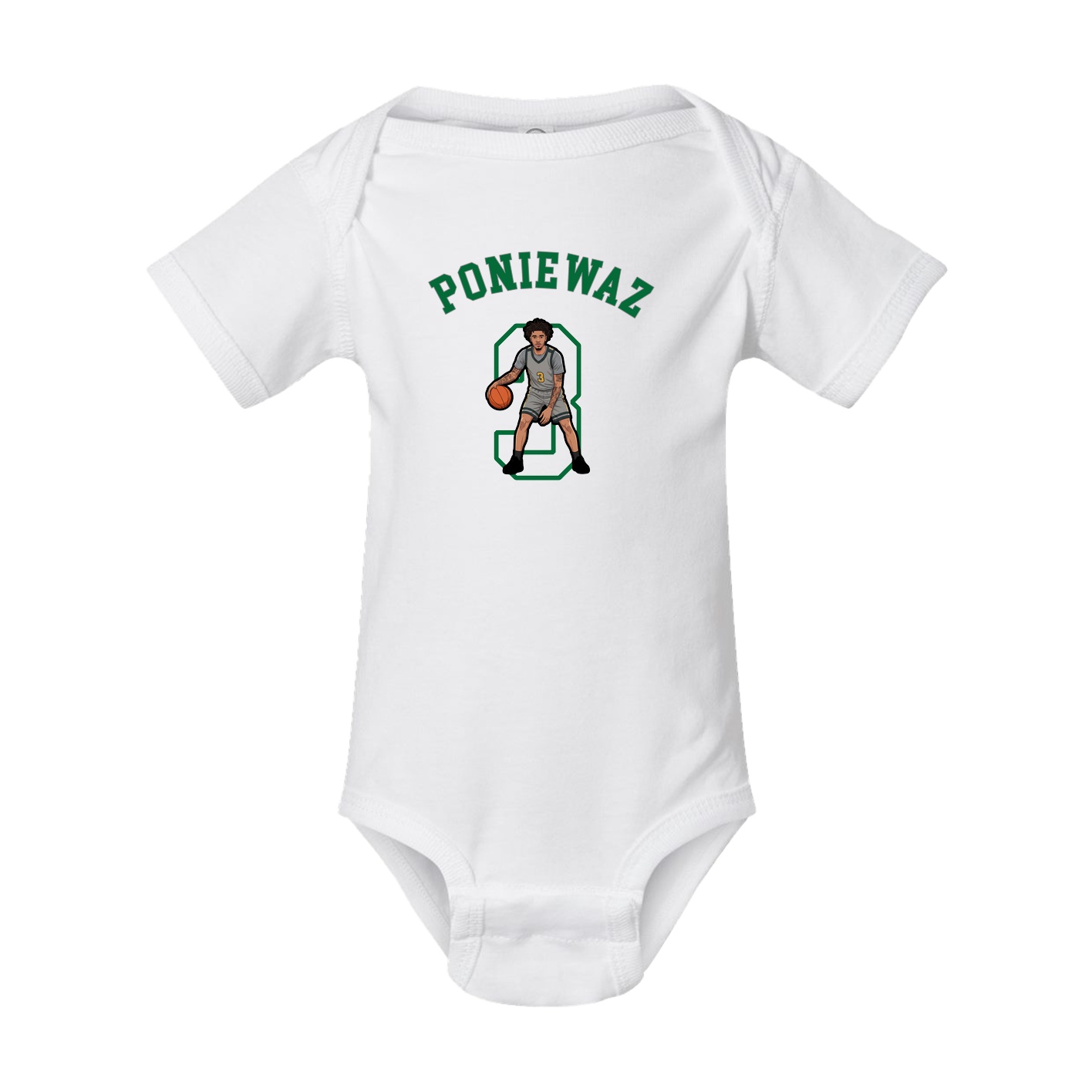 Baby Onesie — Shirsey Arch in White
