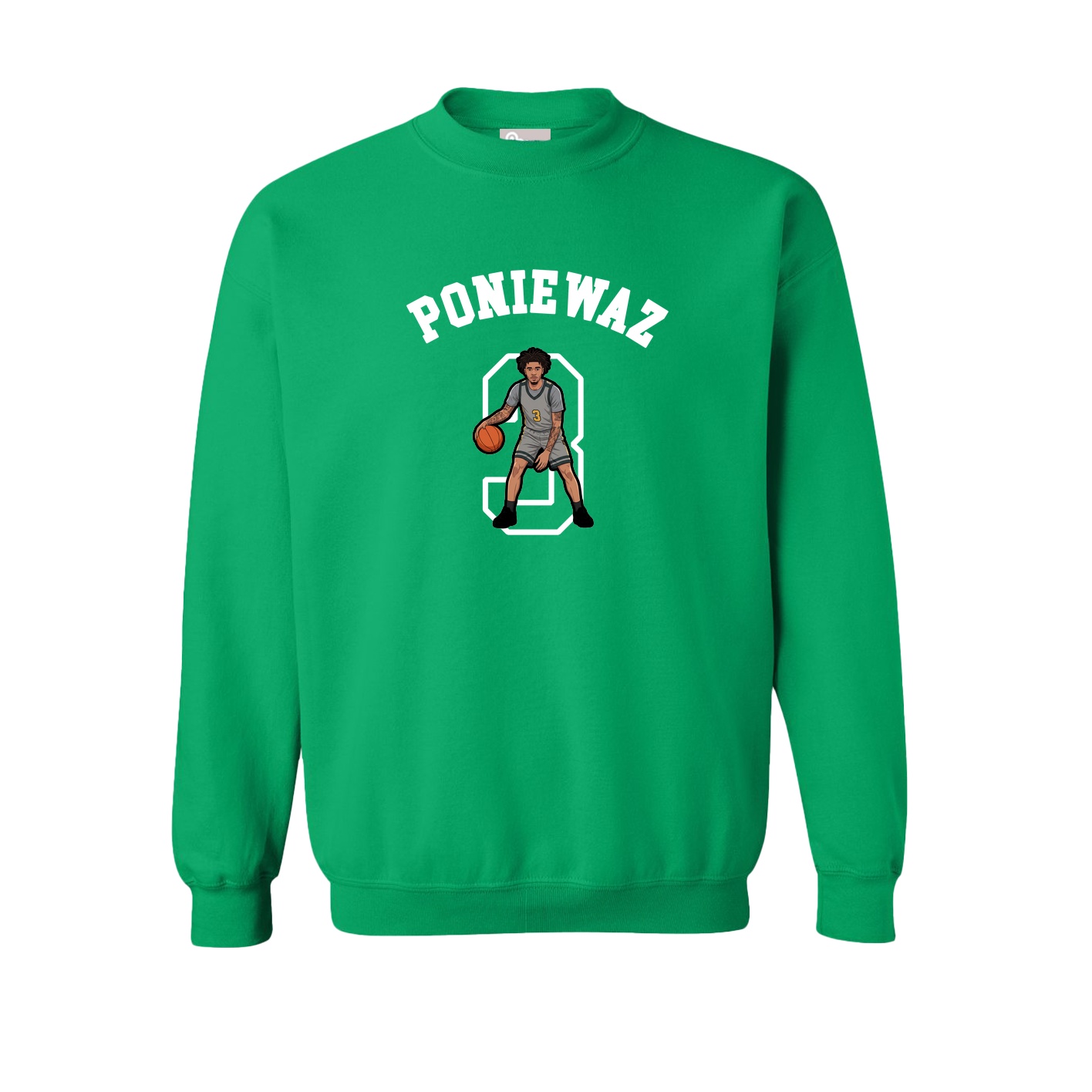 Fleece Crew — Shirsey Arch in Green