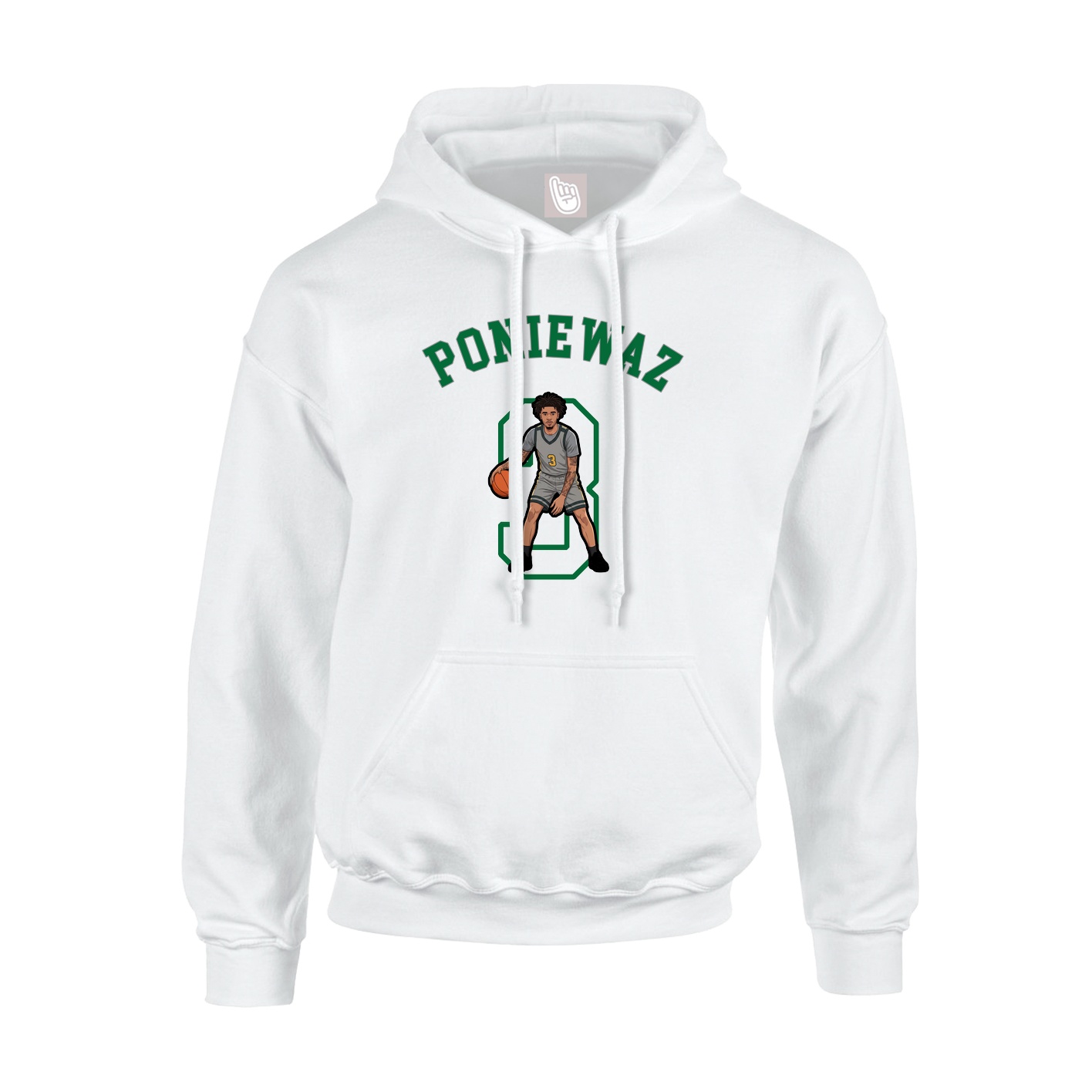 Youth Hoodie — Shirsey Arch in White