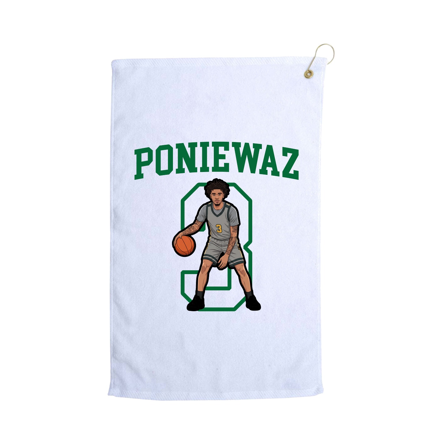 Golf Towel — Shirsey in White