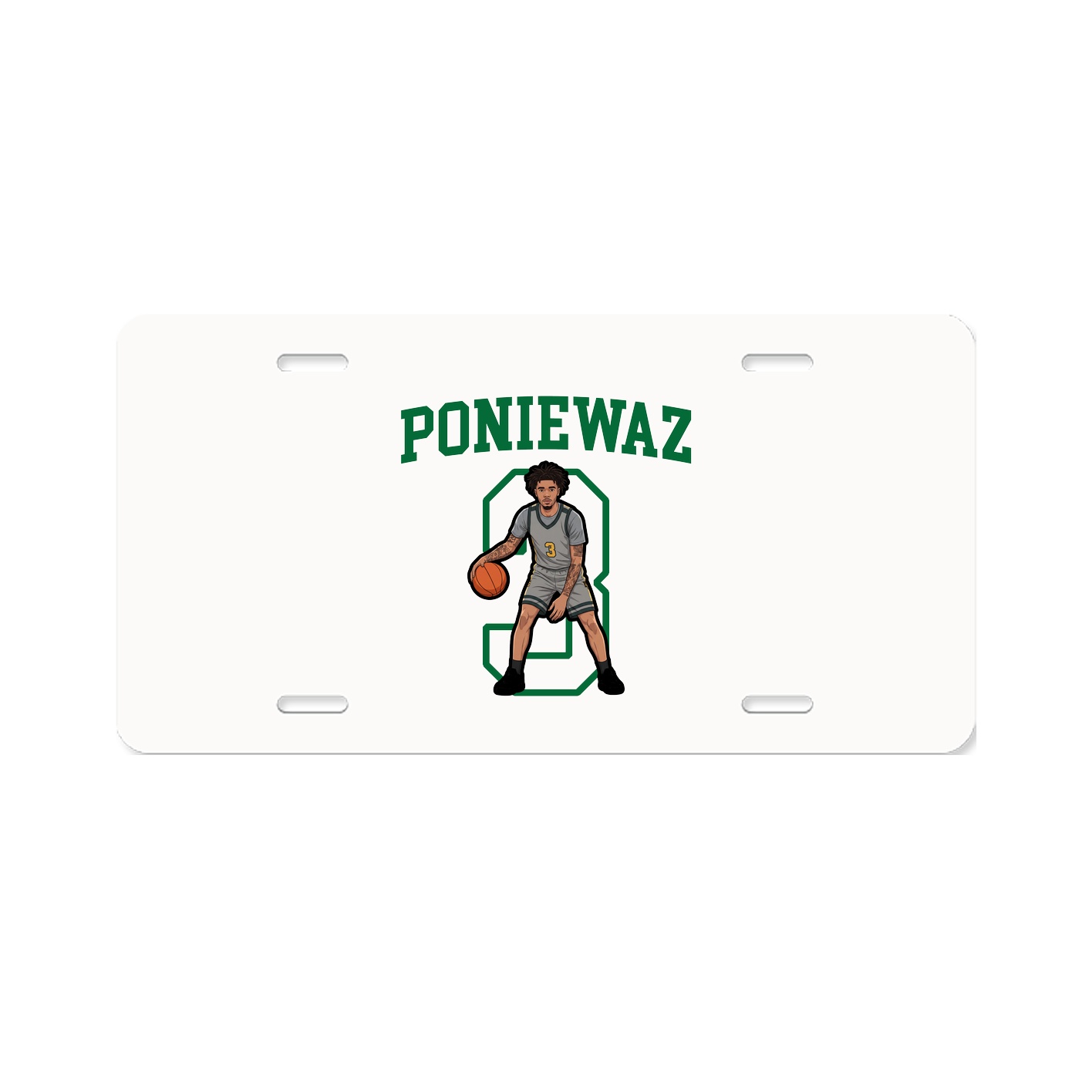 License Plate — Shirsey in Classic