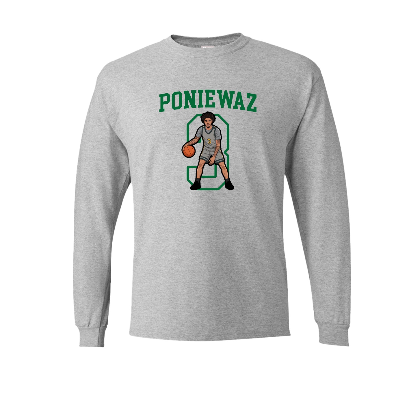Long Sleeve Tee — Shirsey in Grey
