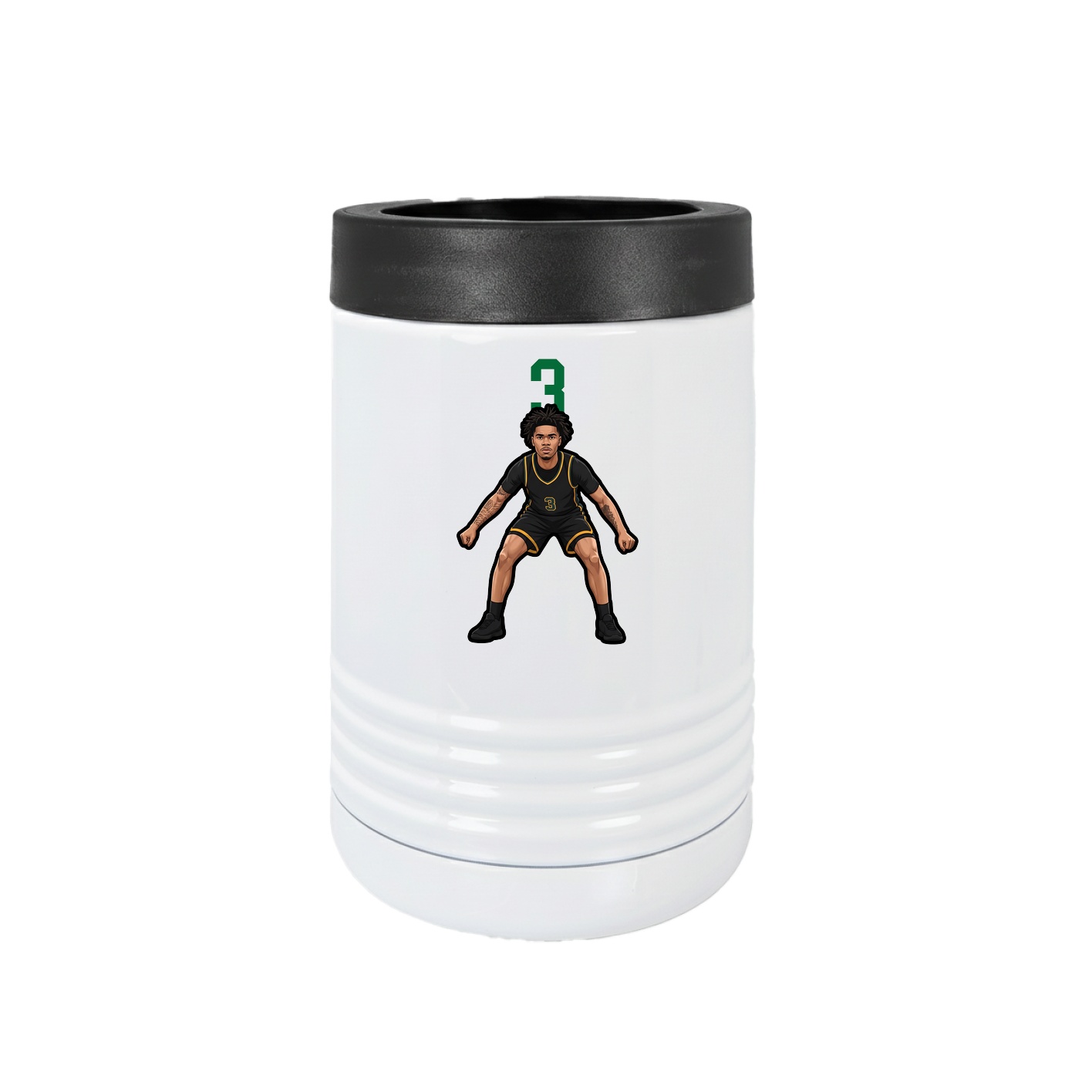 Beverage Holder — Number Top in White