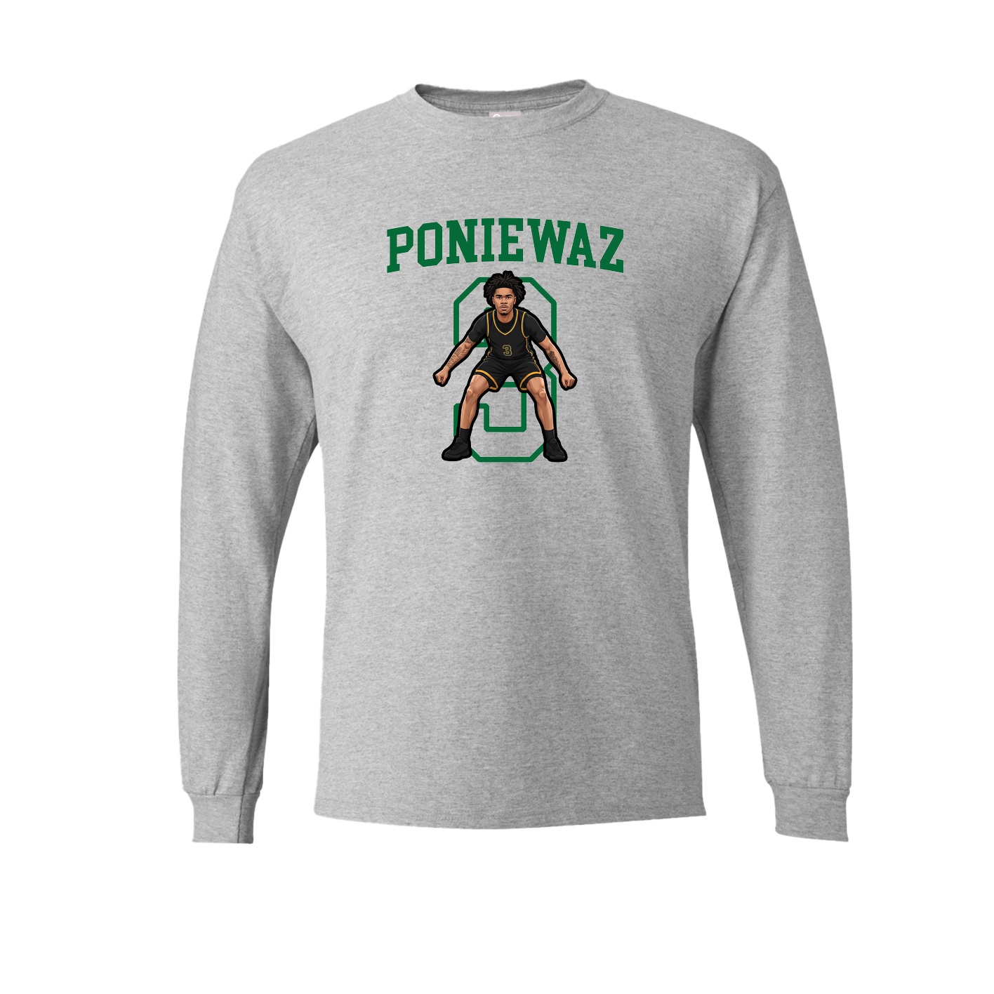 Long Sleeve Tee — Shirsey in Grey