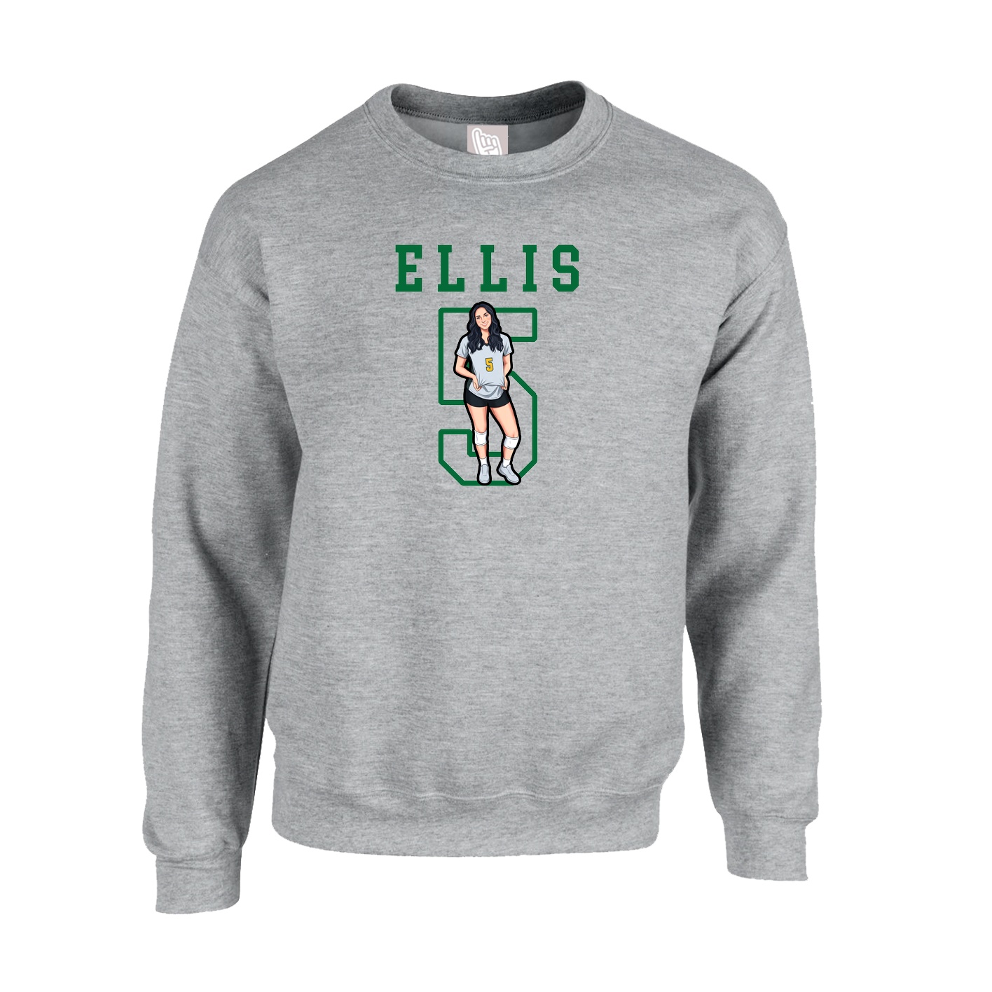 Fleece Crew — Shirsey in Grey