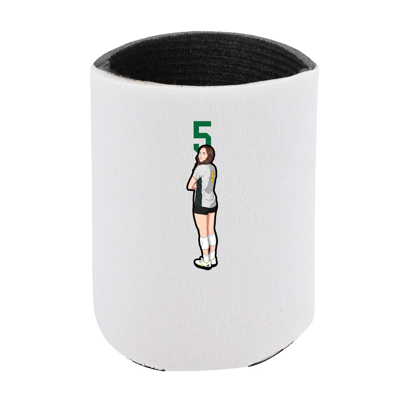 Can Holder — Number Top in White