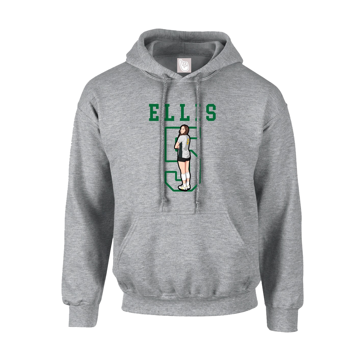 Hoodie — Shirsey in Grey