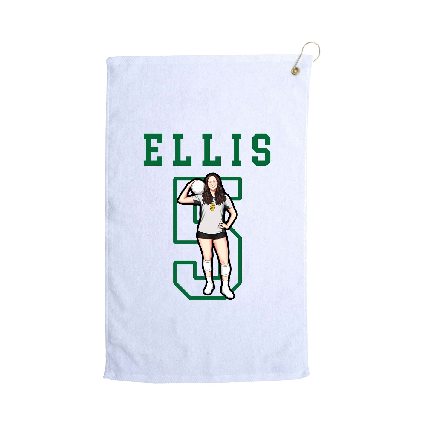Golf Towel — Shirsey in White
