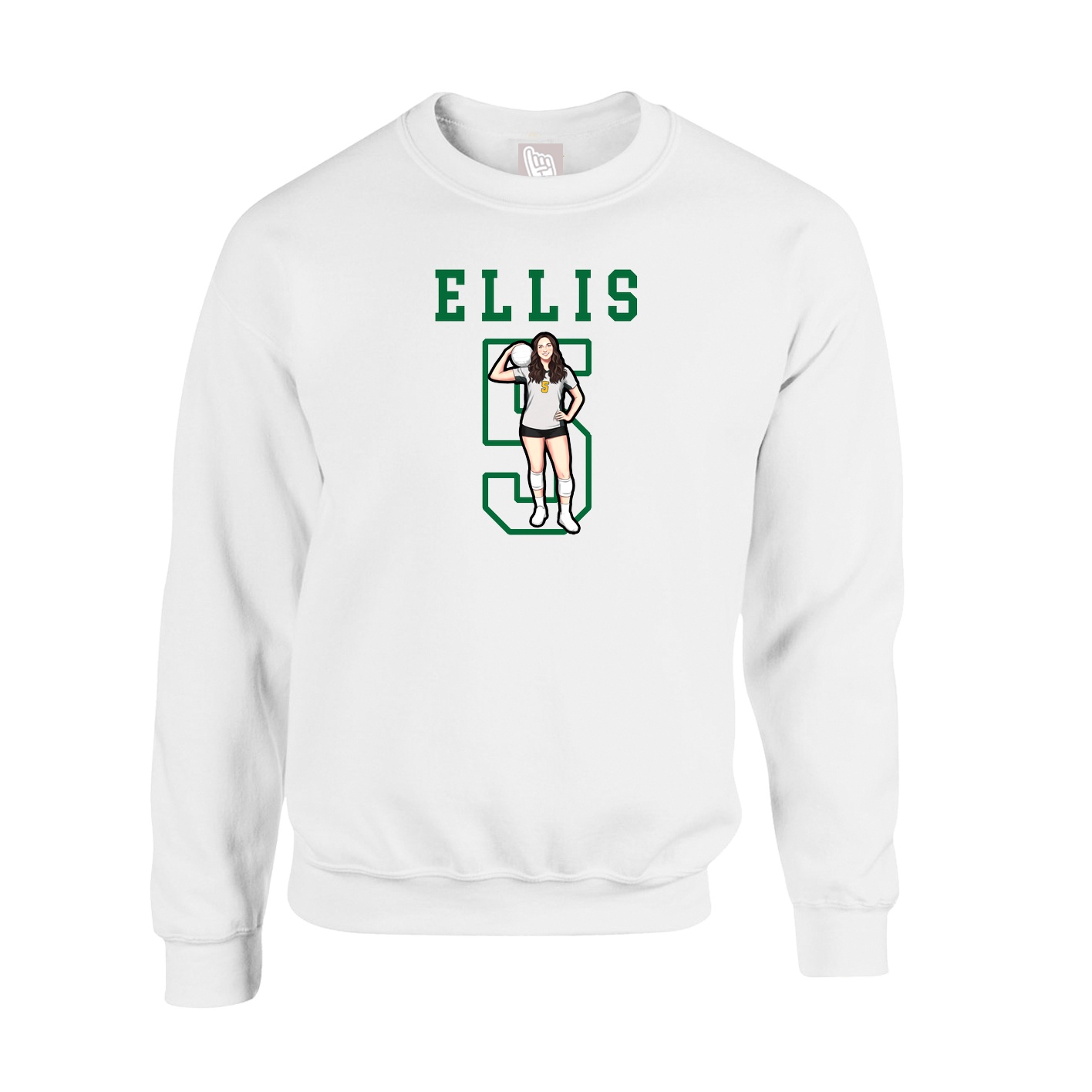 Fleece Crew — Shirsey in White