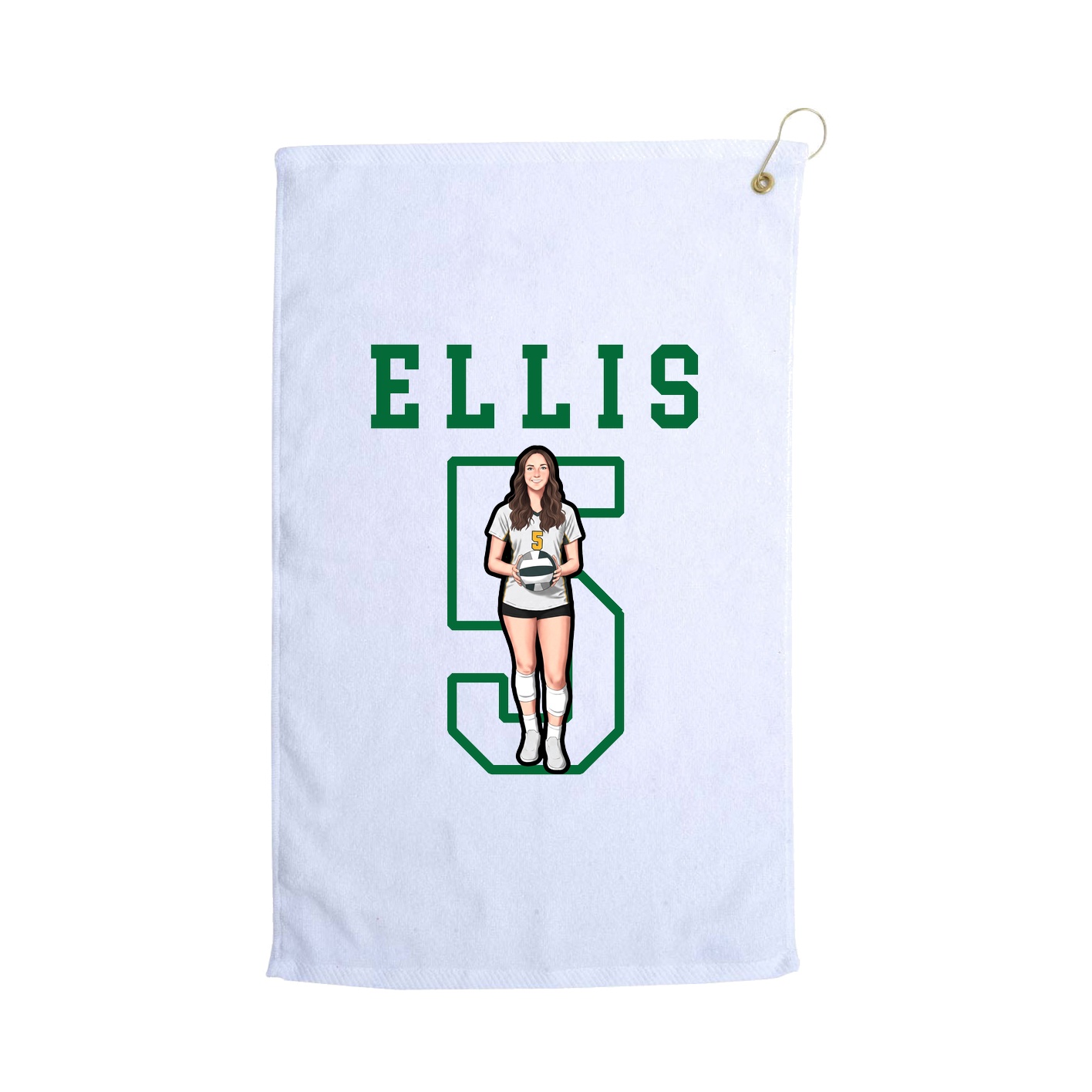Golf Towel — Shirsey in White