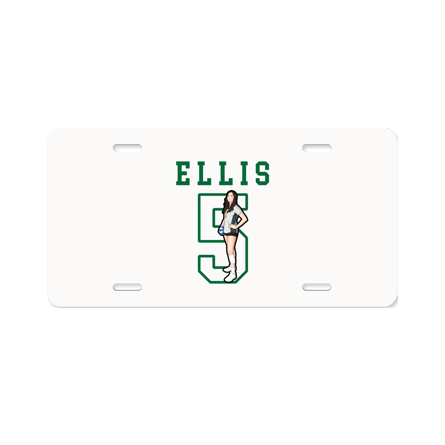 License Plate — Shirsey in Classic