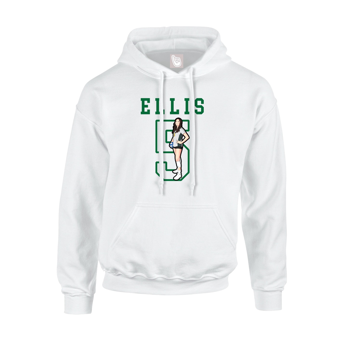 Youth Hoodie — Shirsey in White