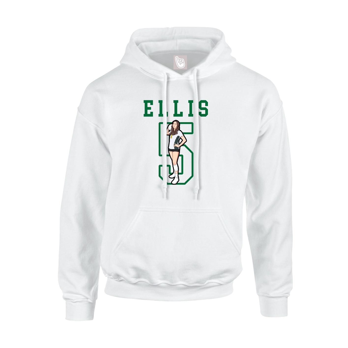 Youth Hoodie — Shirsey in White