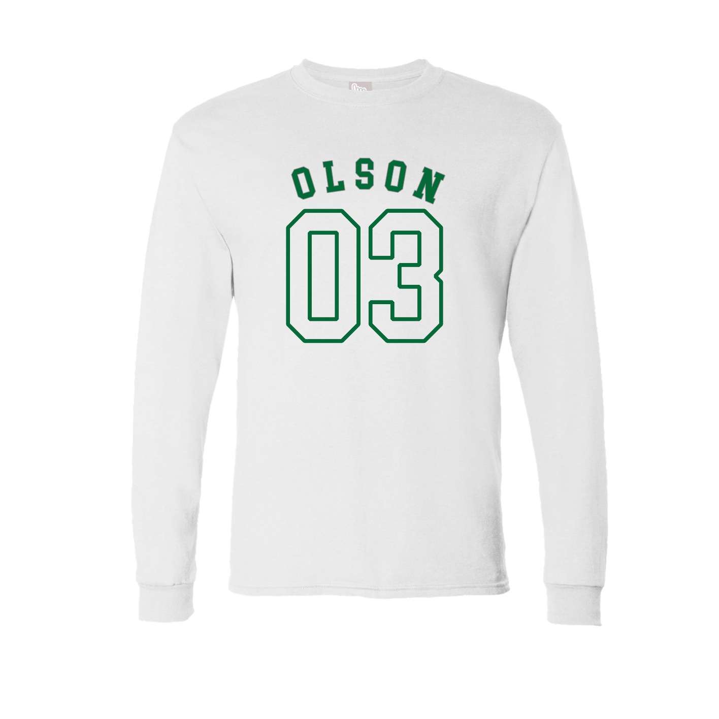 Long Sleeve Tee — Shirsey Arch in White