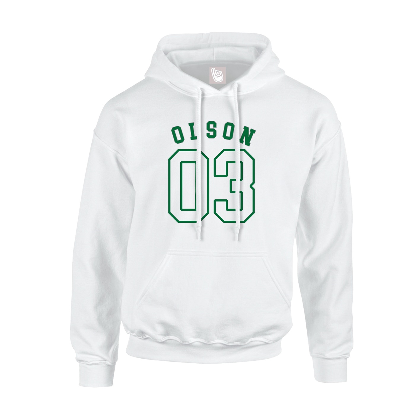 Hoodie — Shirsey Arch in White