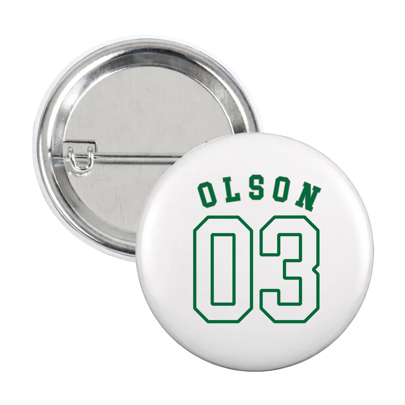Game Day Button — Shirsey Arch in White
