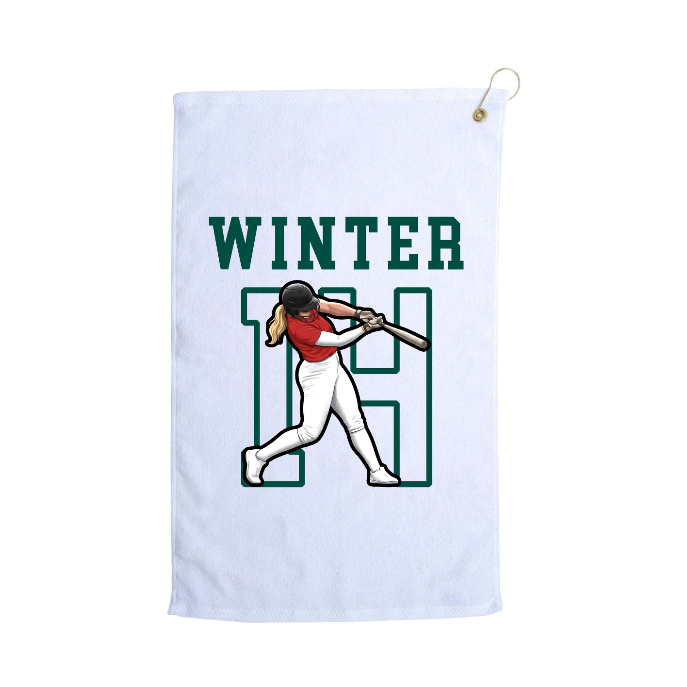 Golf Towel — Shirsey in White