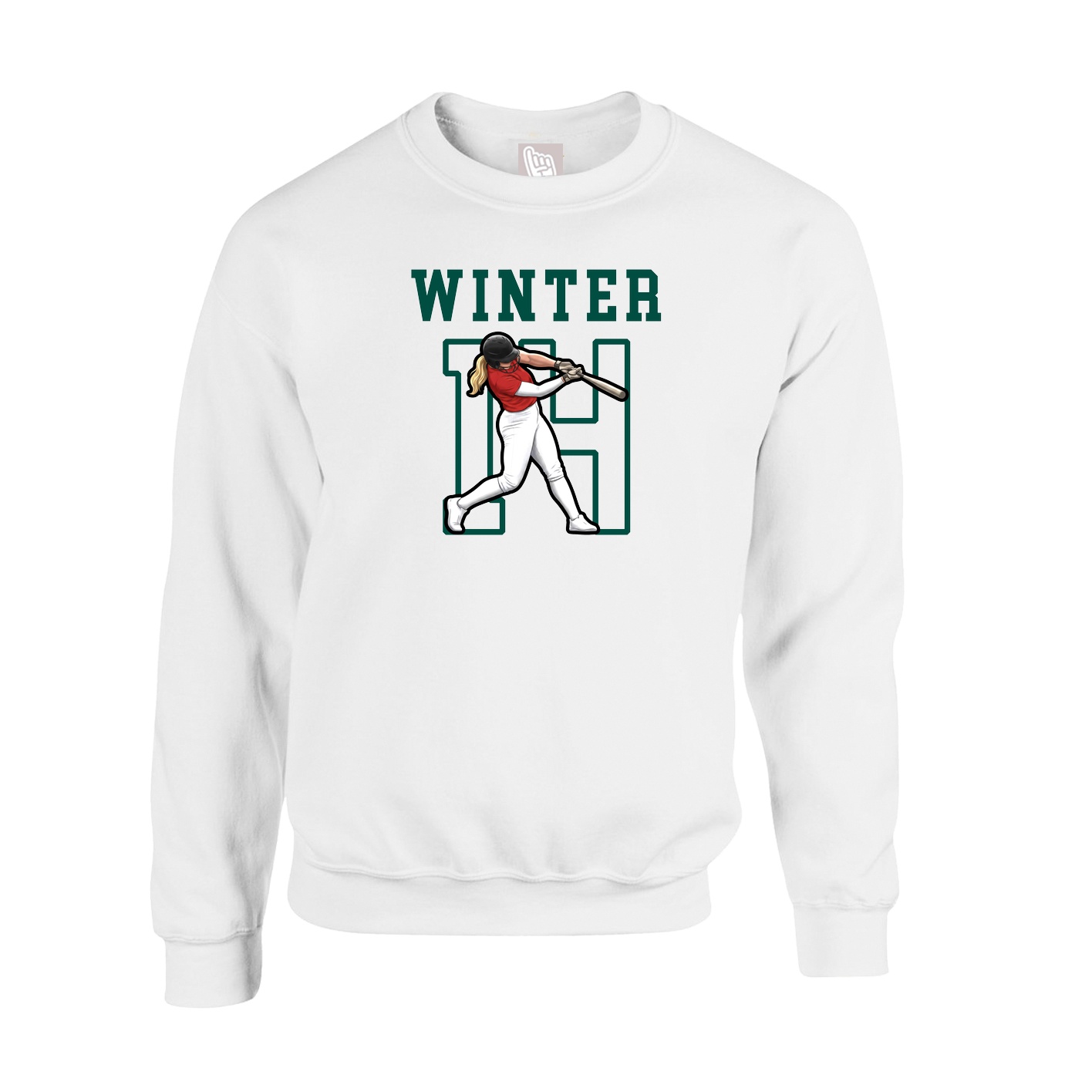 Fleece Crew — Shirsey in White