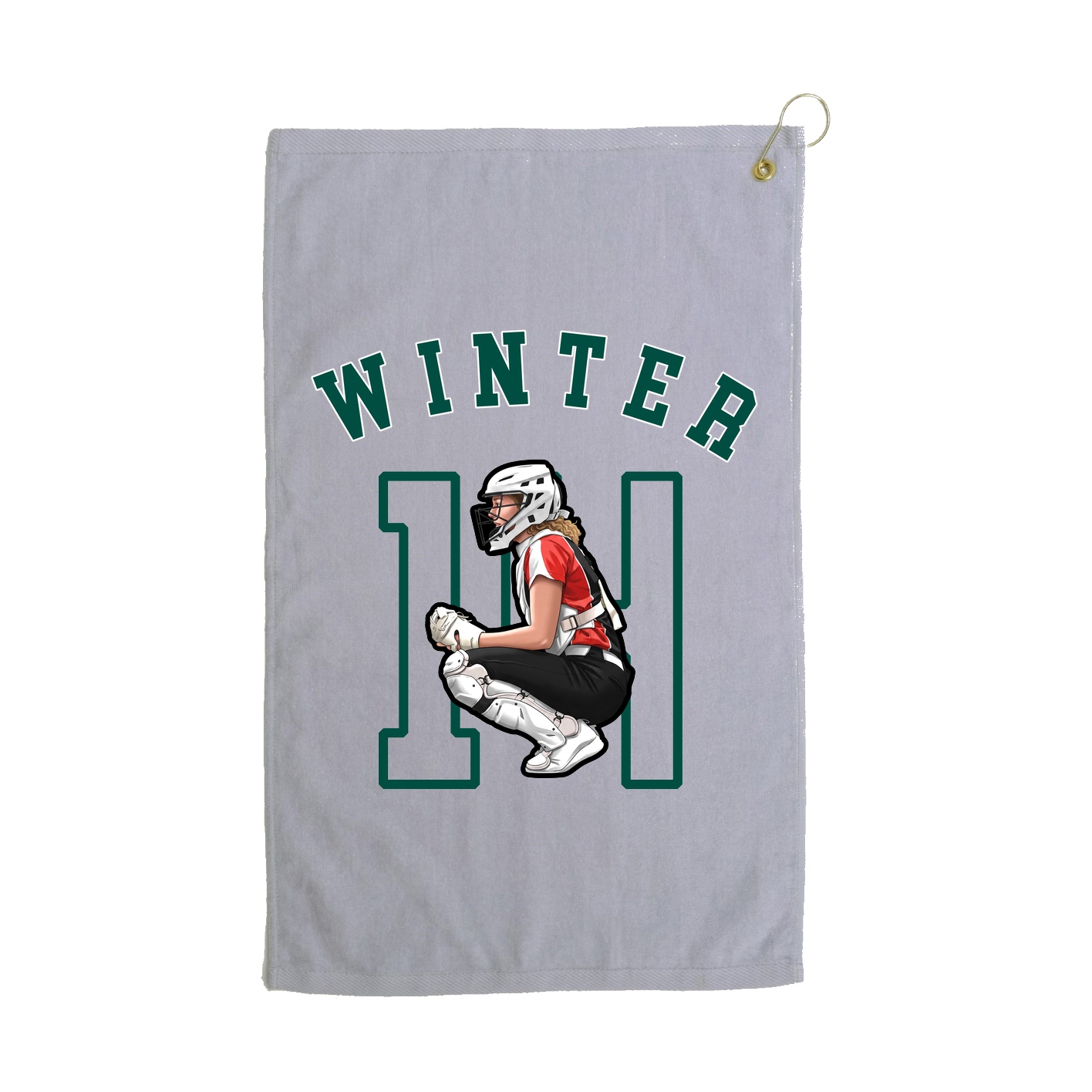 Golf Towel — Shirsey Arch in Grey