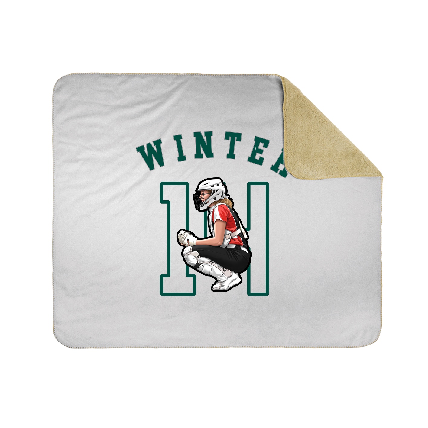 Throw Blanket — Shirsey Arch in White