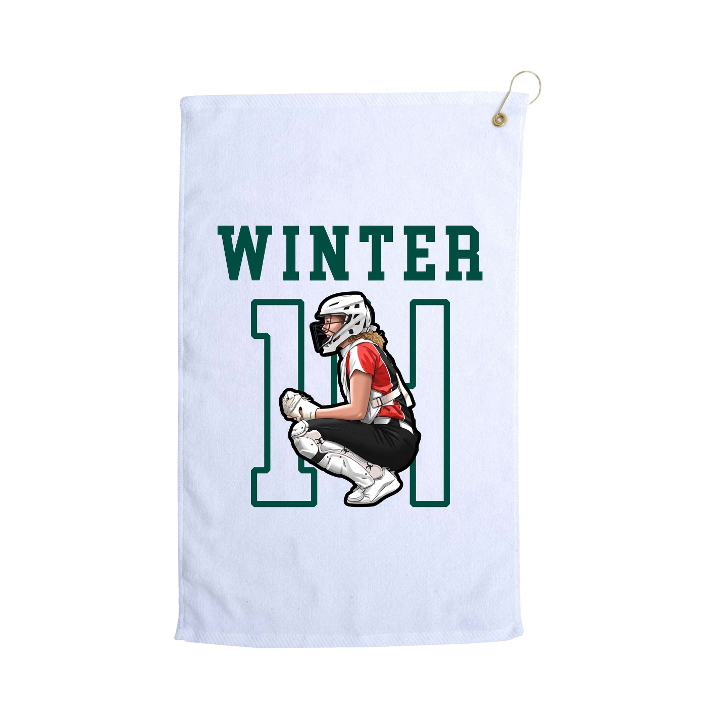 Golf Towel — Shirsey in White