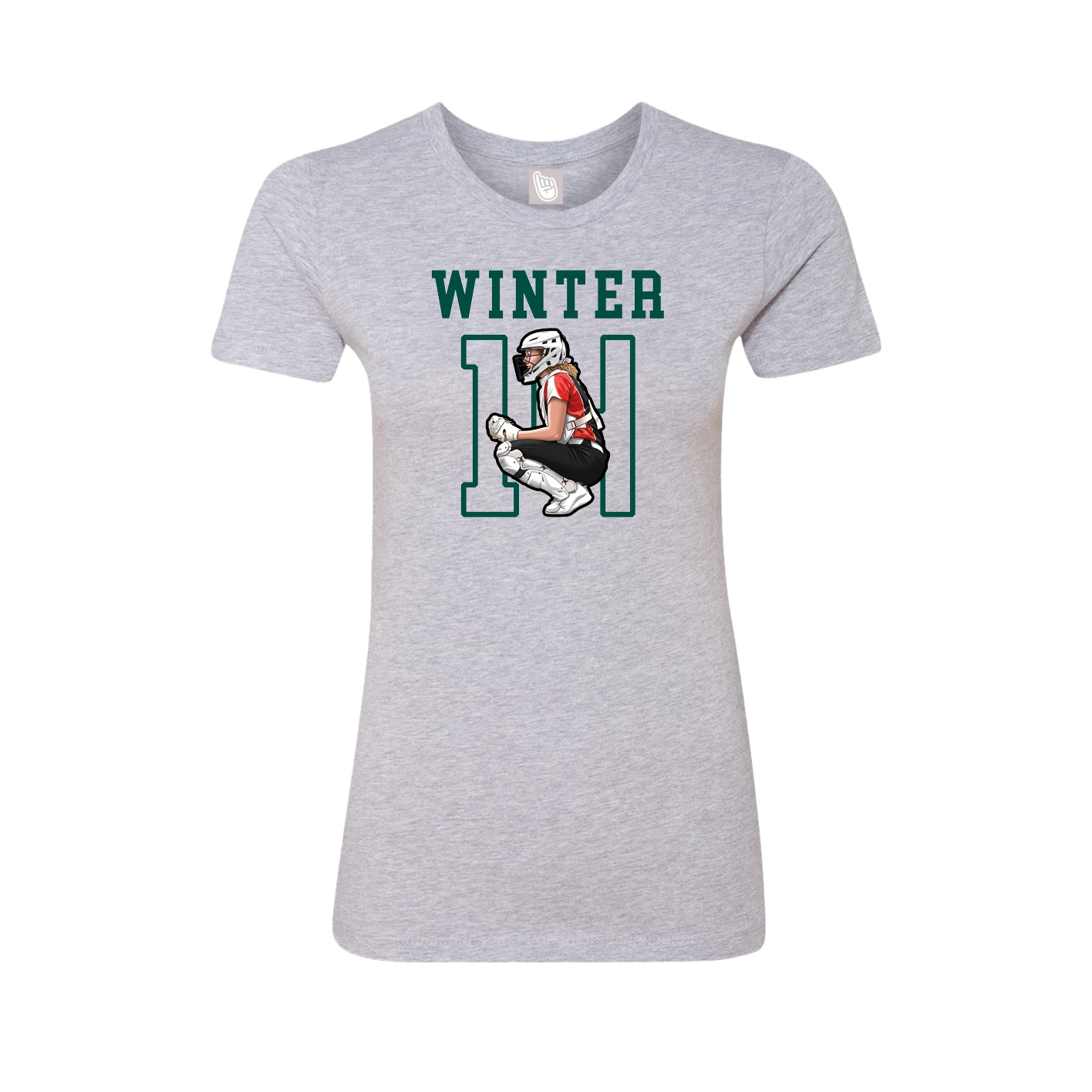 Fitted Women's Tee — Shirsey in Grey