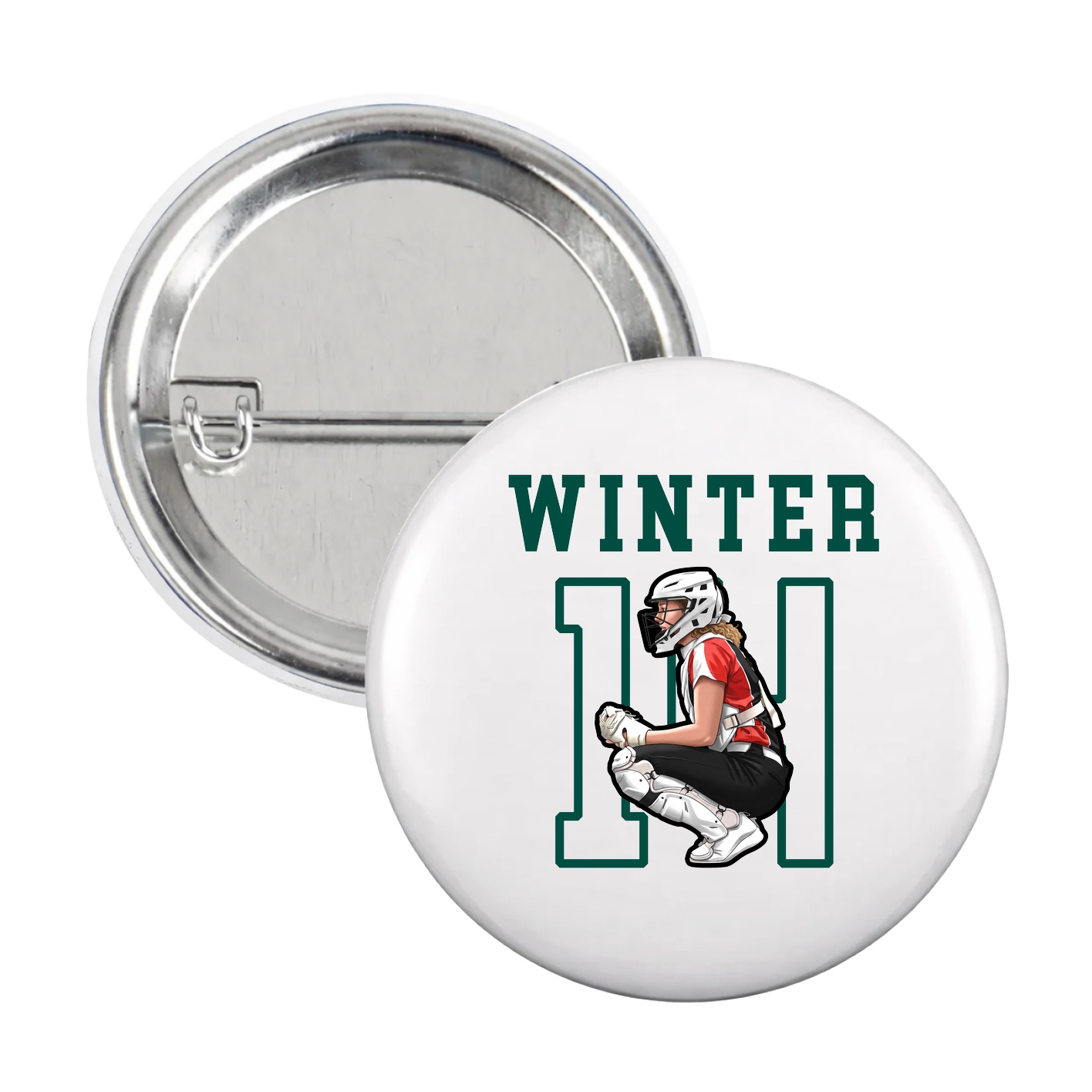 Game Day Button — Shirsey in White