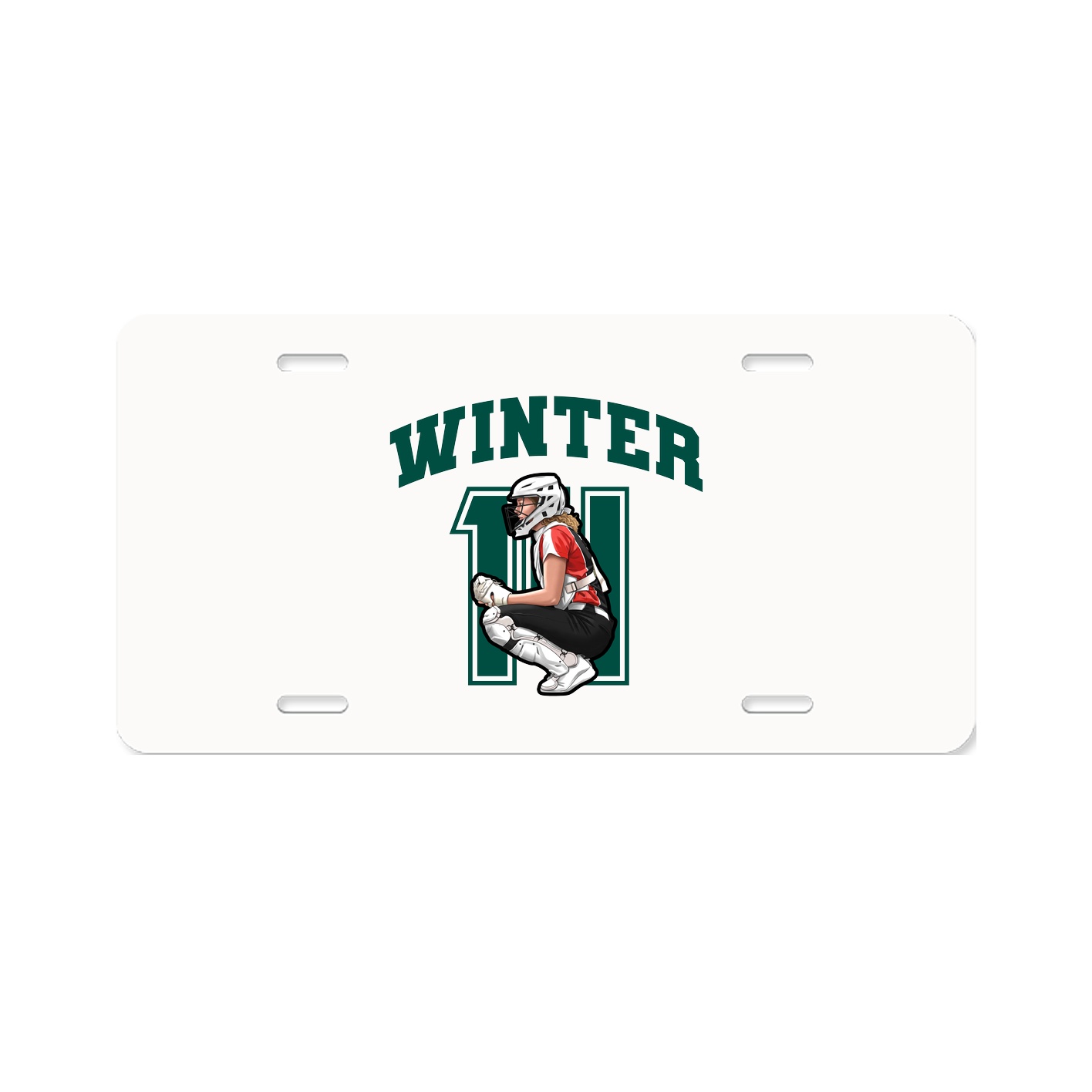 License Plate — Number in Classic