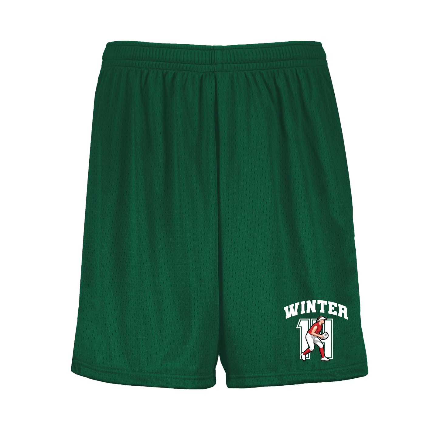 Shorts — Number in Green