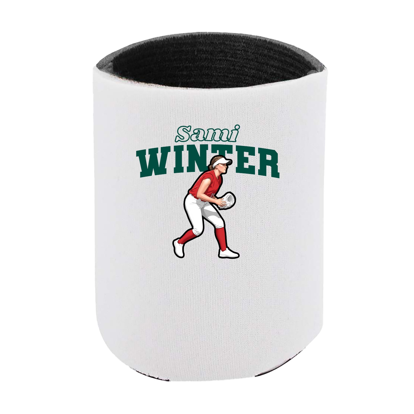 Can Holder — Name Arch in White