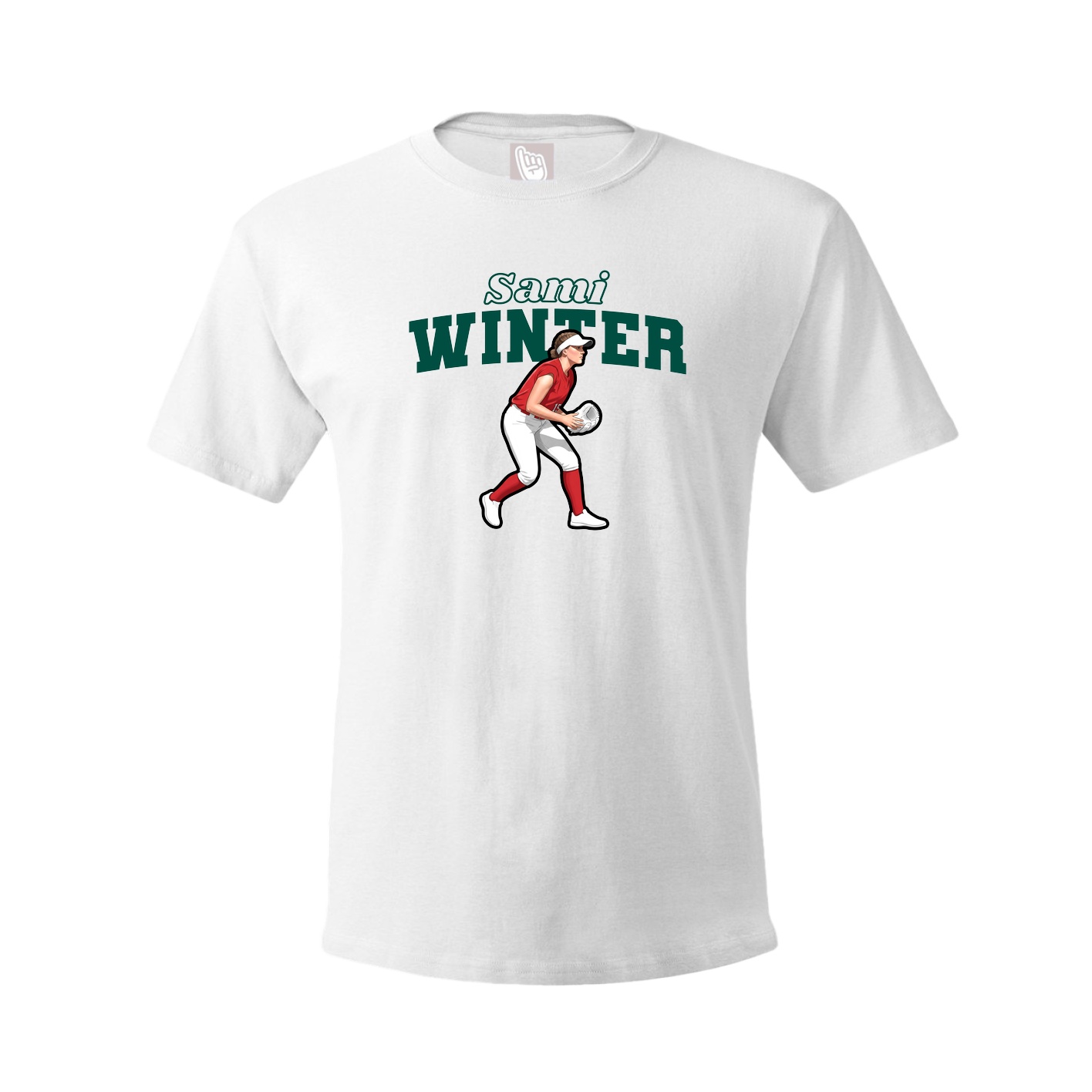 Tee — Name Arch in White