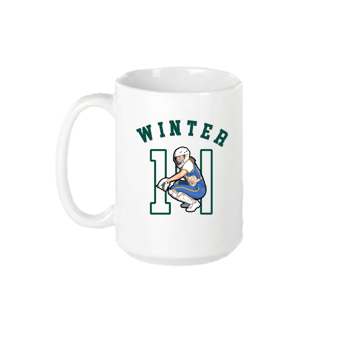 15oz Coffee Mug — Shirsey Arch in White