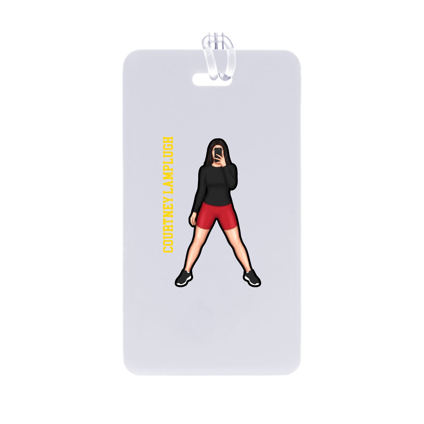 Bag Tag — Name Vertical in Classic