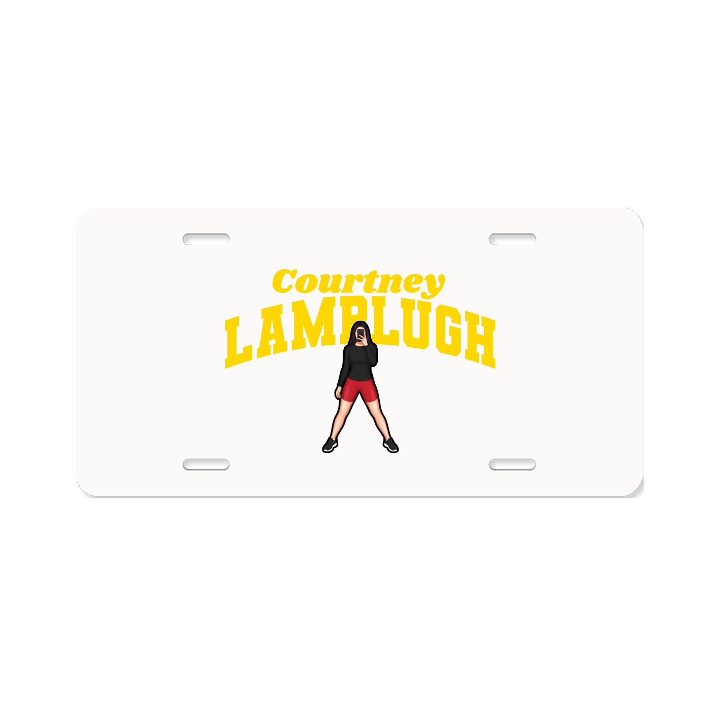 License Plate — Signature Arch in Classic