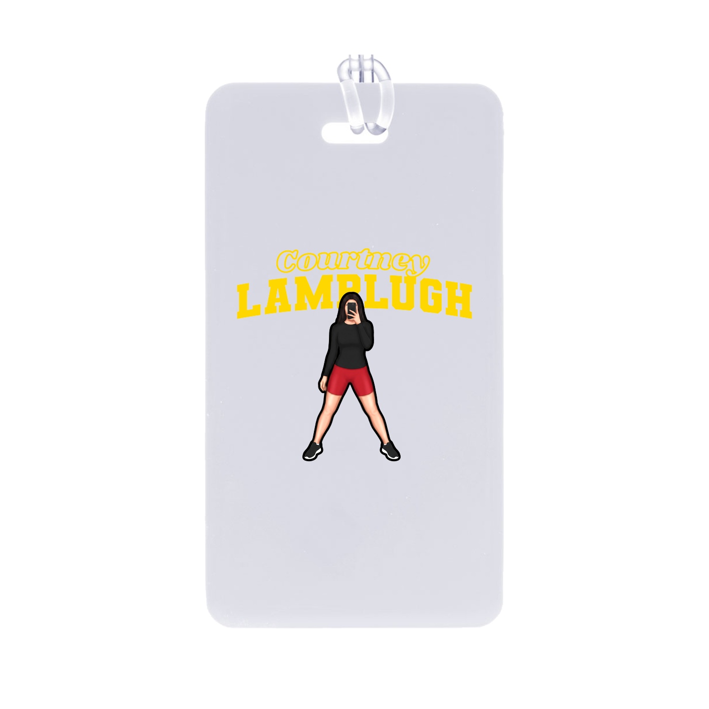 Bag Tag — Name Arch in Classic